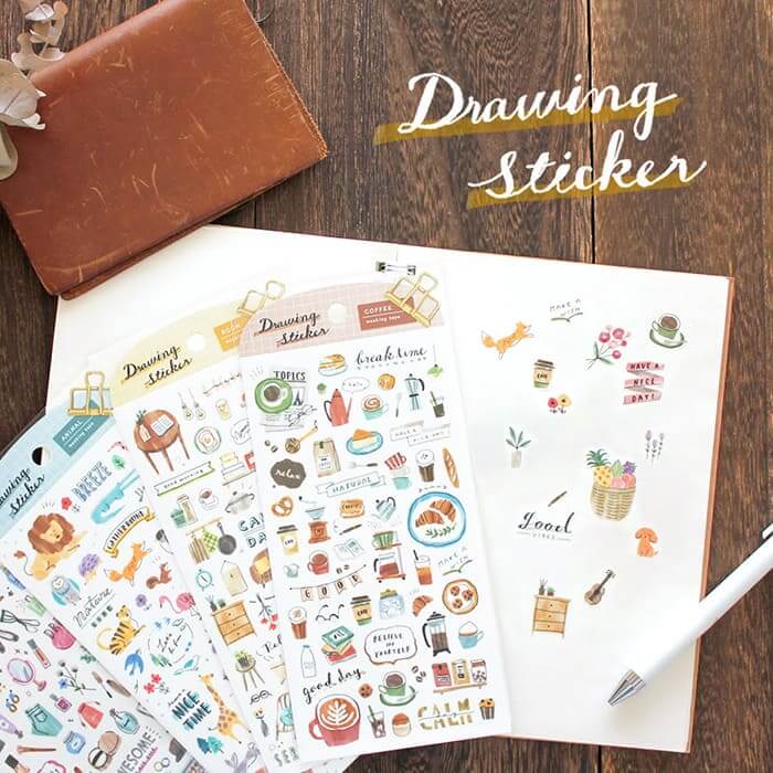 Drawing Sticker - Fashion