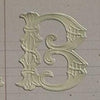Classiky Embossed Alphabets Sticker