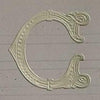 Classiky Embossed Alphabets Sticker