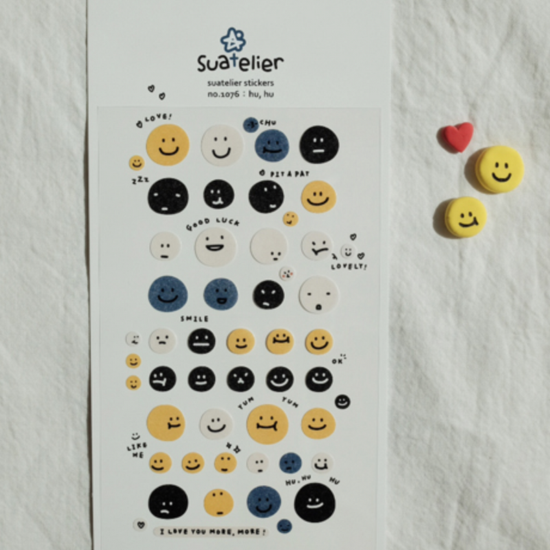 Suatelier Stickers - hu,hu emoji
