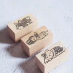 Black Milk Project Rubber Stamp - Engawa (Girl Reading)