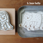 evakaku A Rubber Stamp - bear Bear