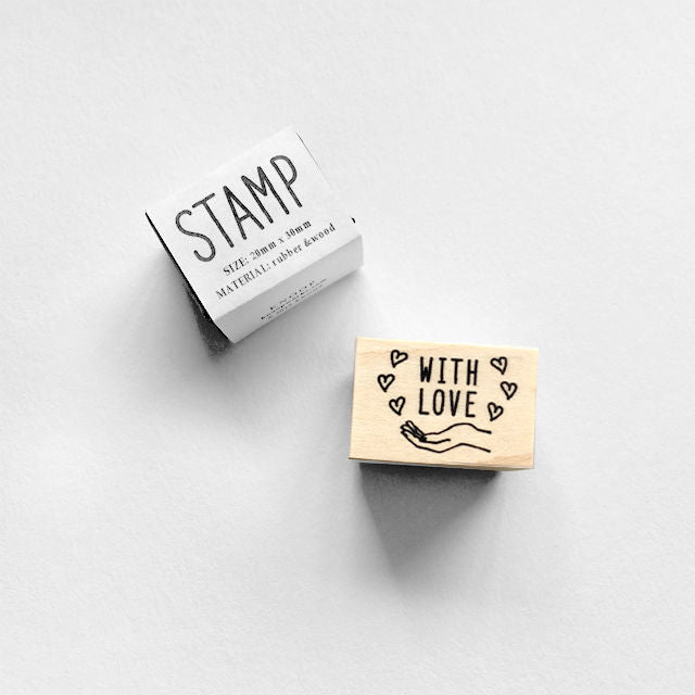 KNOOP Original Rubber Stamp - With Love – Sumthings of Mine