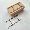 35mm Film Wooden Rubber Stamp