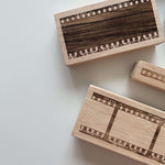 35mm Film Wooden Rubber Stamp