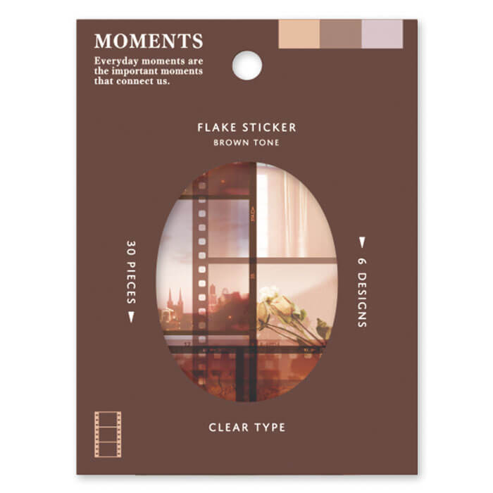 Moments Sticker Flakes - Brown Tone