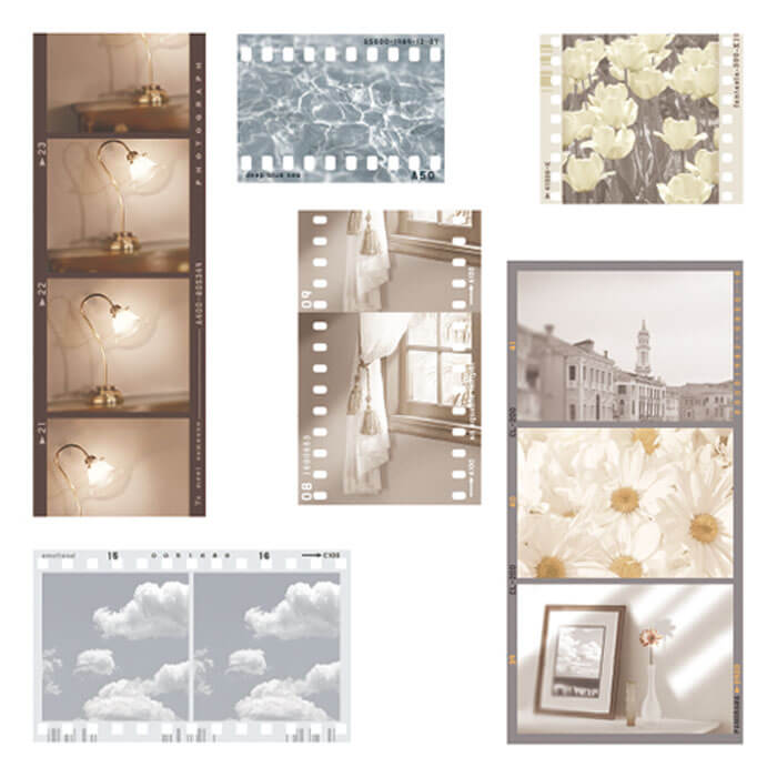 Moments Sticker Flakes - Gray Tone