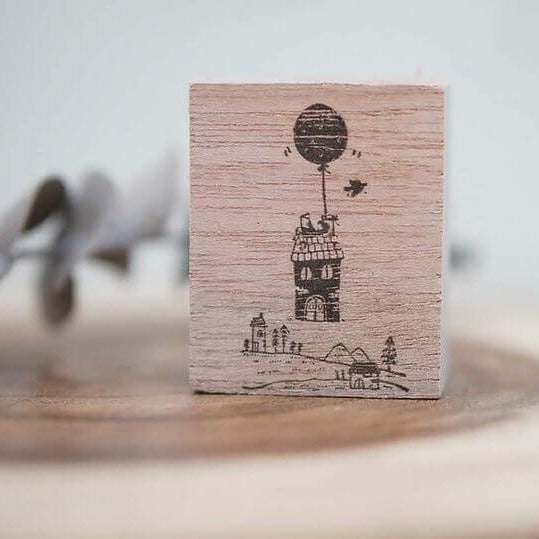 Black Milk Project Rubber Stamp - Floating House
