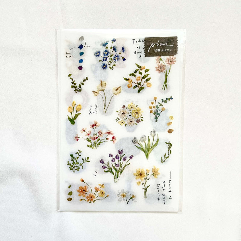 Pion: Print-On Stickers VI - Floral Art