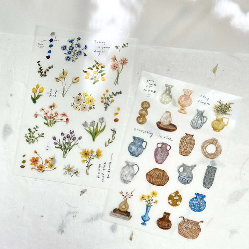 Pion: Print-On Stickers VI - Floral Art