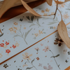 Meow Illustration Washi Tape - Flower Field