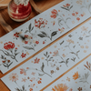 Meow Illustration Washi Tape - Flower Field