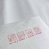 Seal Script Acrylic Rubber Stamp - Flowers of the Four Seasons (四季花)