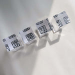 Seal Script Acrylic Rubber Stamp - Four Seasons (Yang/M size)