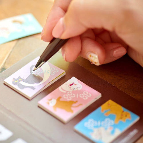 Himekuri Free Sticky Notes - Cats