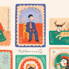 Humana Sticker - Frida Kahlo Stamps