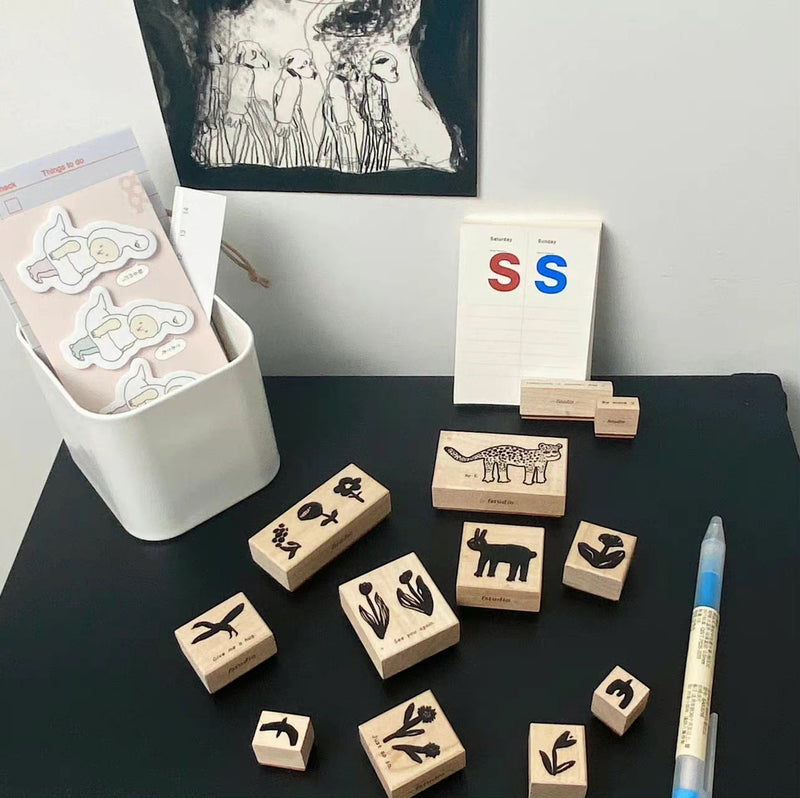 FStudio Rubber Stamp - Be alone