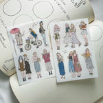 Pion: Print-On Sticker Set - Girls