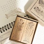 Pion: Goddess of Stationery Rubber Stamp Set