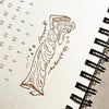 Pion: Goddess of Stationery Rubber Stamp Set