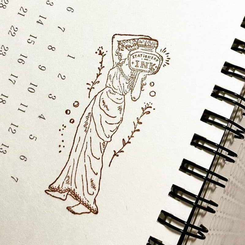 Pion: Goddess of Stationery Rubber Stamp Set
