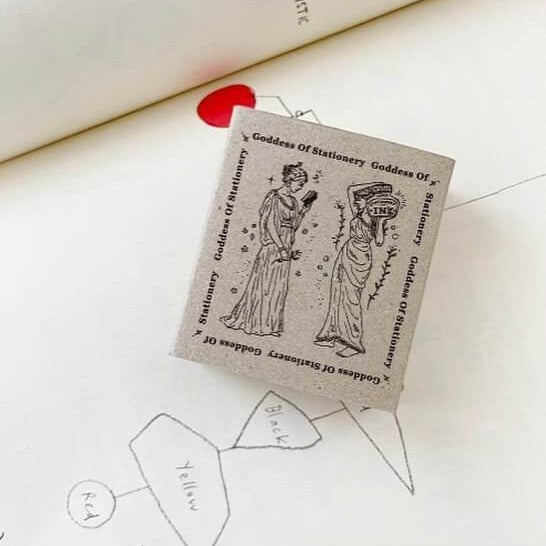 Pion: Goddess of Stationery Rubber Stamp Set