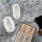 Pion: Goddess of Stationery Rubber Stamp Set