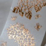modaizhi Hydrangea Washi Tape - Bronze Gold