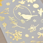 MU Gold Foil Print-On Sticker - Winter Limited Edition Series