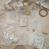 Hanen Studio x hase Rubber Stamp - Flowers have bloomed (花都開好了)