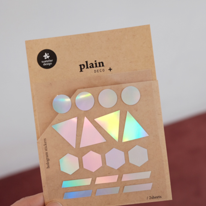 Suatelier Stickers - Geometric Plain VI (Hologram Series)