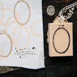 OURS Rubber Stamp - Ellipse Embroidery Hoop