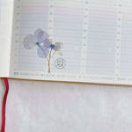 Pressed Flower Print-on Sticker: Hydrangea