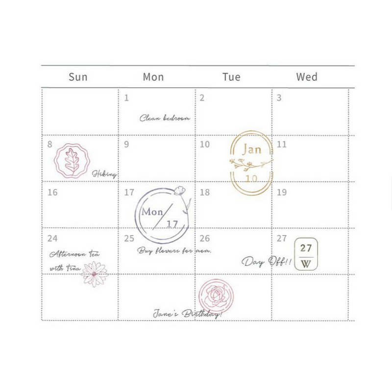 MU My Icon Stamp Set - Winter Limited Edition Series No. 02