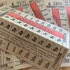 Vintage Emergency Exchange Tickets (5pcs)