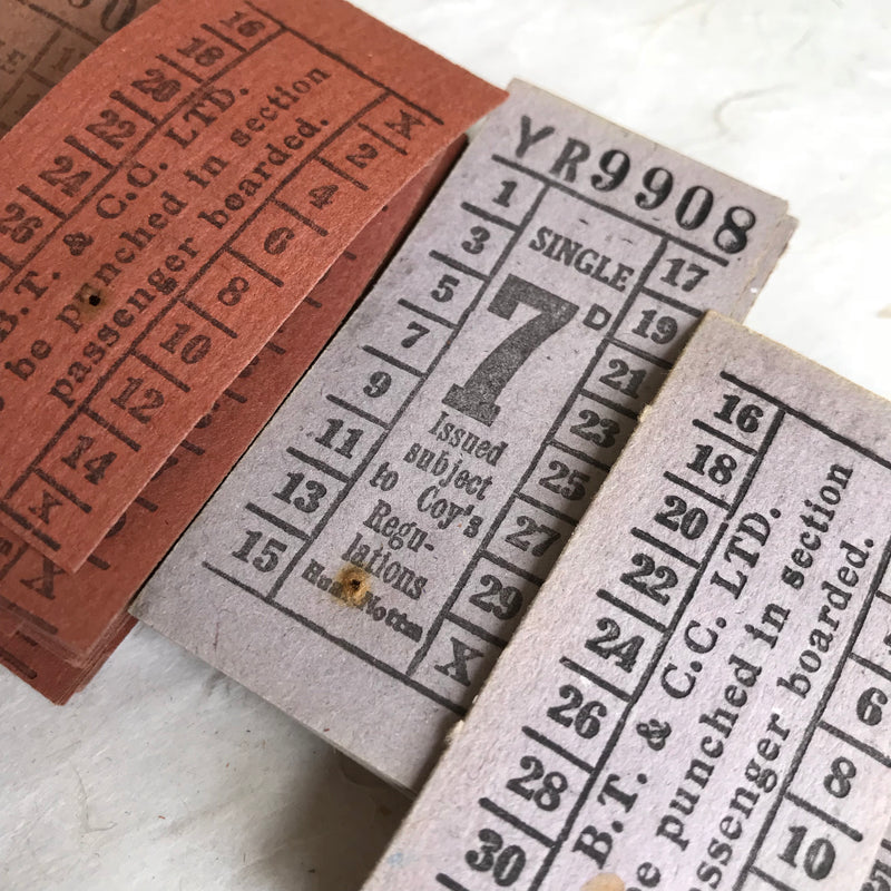 Hunt. Nottingham Vintage Tickets Pack (50pcs)