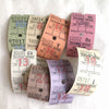 Vintage Transport Service Bus Tickets (16pcs)