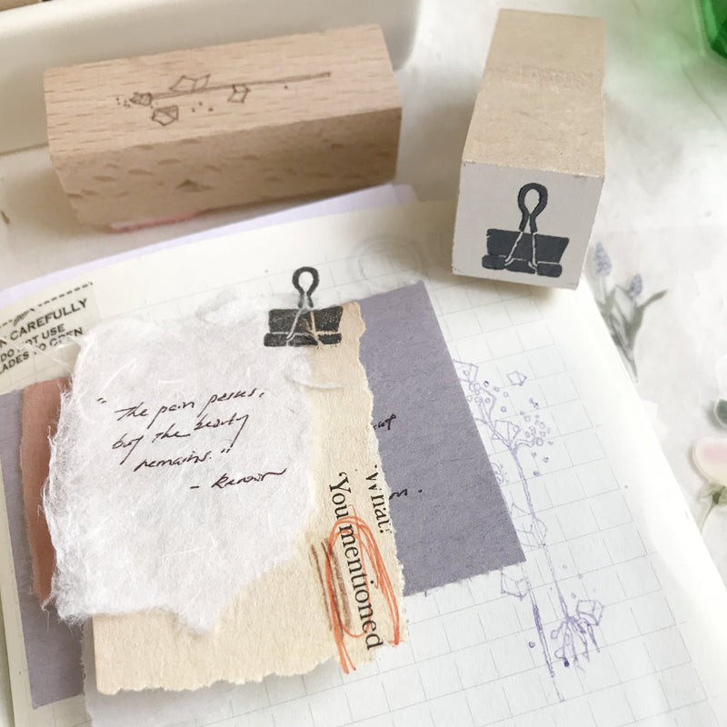 Ajassi Rubber Stamp - Stationery Series (discon.)