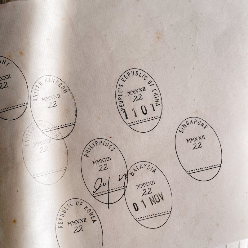 2022 Postmark Rubber Stamp