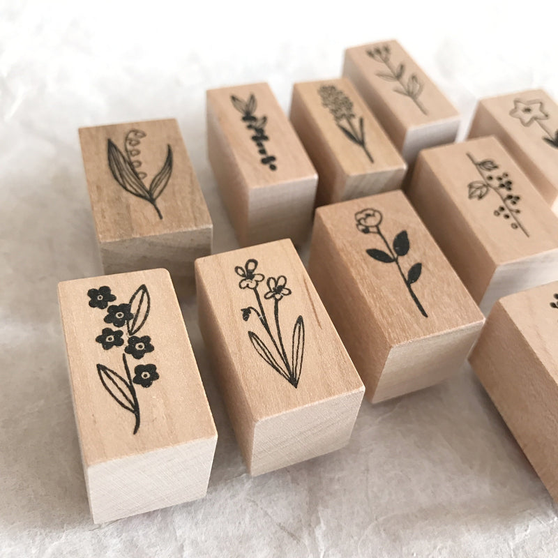 Kojima Inbo Rubber Stamp - Botanical Series