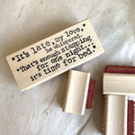 CatslifePress Rubber Stamp - Humour/Sayings Series