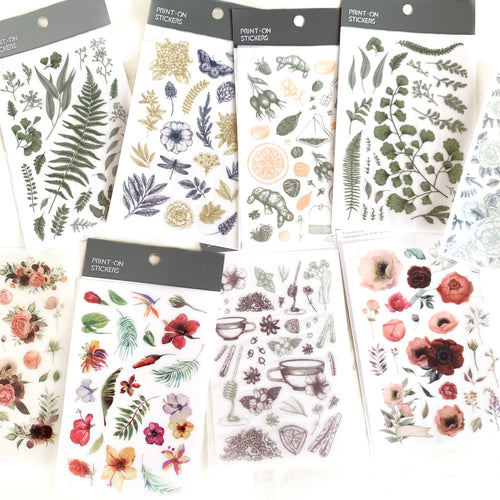 MU Print-On Sticker - Botanical Series IV