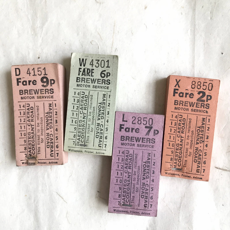 Brewers Motor Service Vintage Ticket Pack (50pcs)