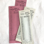 Burrell & District Motor Service Return Ticket Set (4pcs)