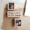 Catslifepress Rubber Stamp - Records & Stamp Seals
