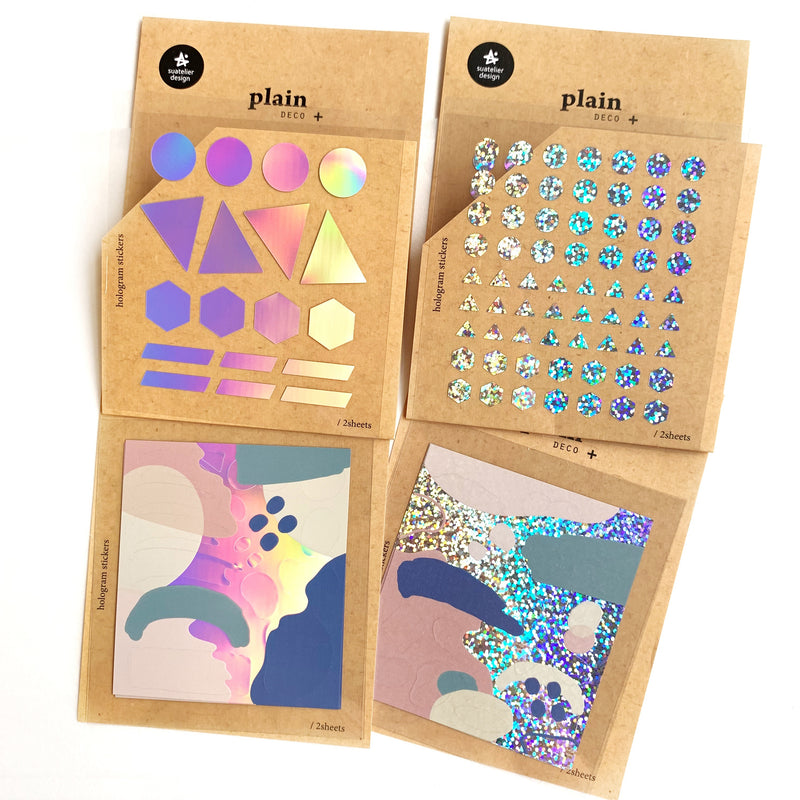 Suatelier Stickers - Geometric Plain VI (Hologram Series)