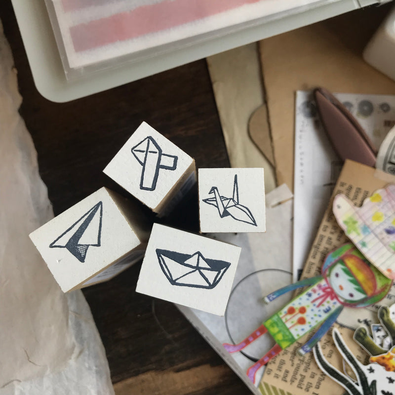 Ajassi Rubber Stamp - Origami Series (discon.)