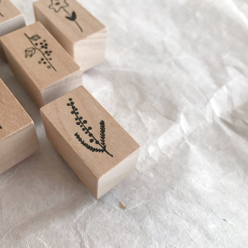 Kojima Inbo Rubber Stamp - Botanical Series