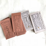 Hunt. Nottingham Vintage Tickets Pack (50pcs)