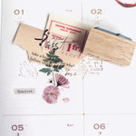 与__有约 (a date with ___) Rubber Stamp